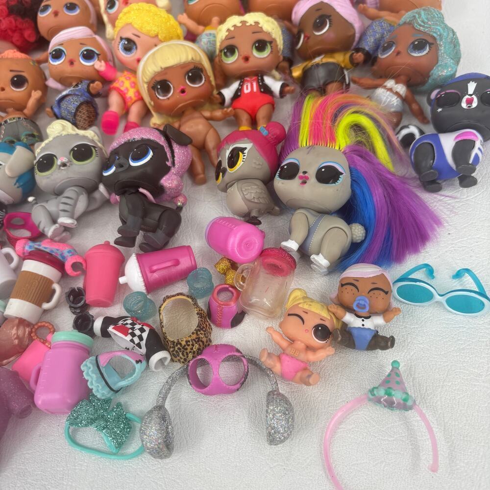 LOL Surprise Dolls Babies Pets Accessories Variety Lot over 50 Pieces‎ MGA OMG - Picture 2 of 12